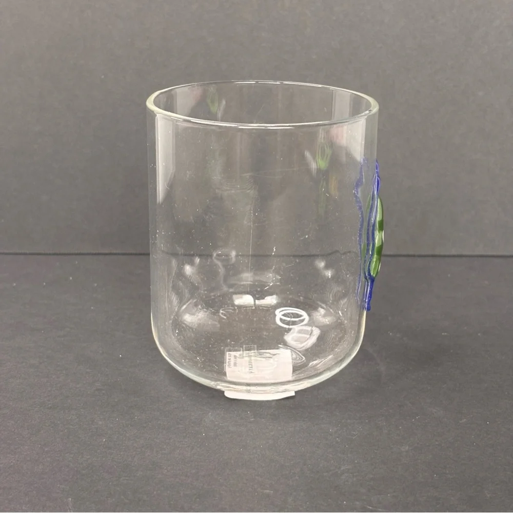 Anthropologie Love Notes Holiday Juice Glass Christmas Tree NWT